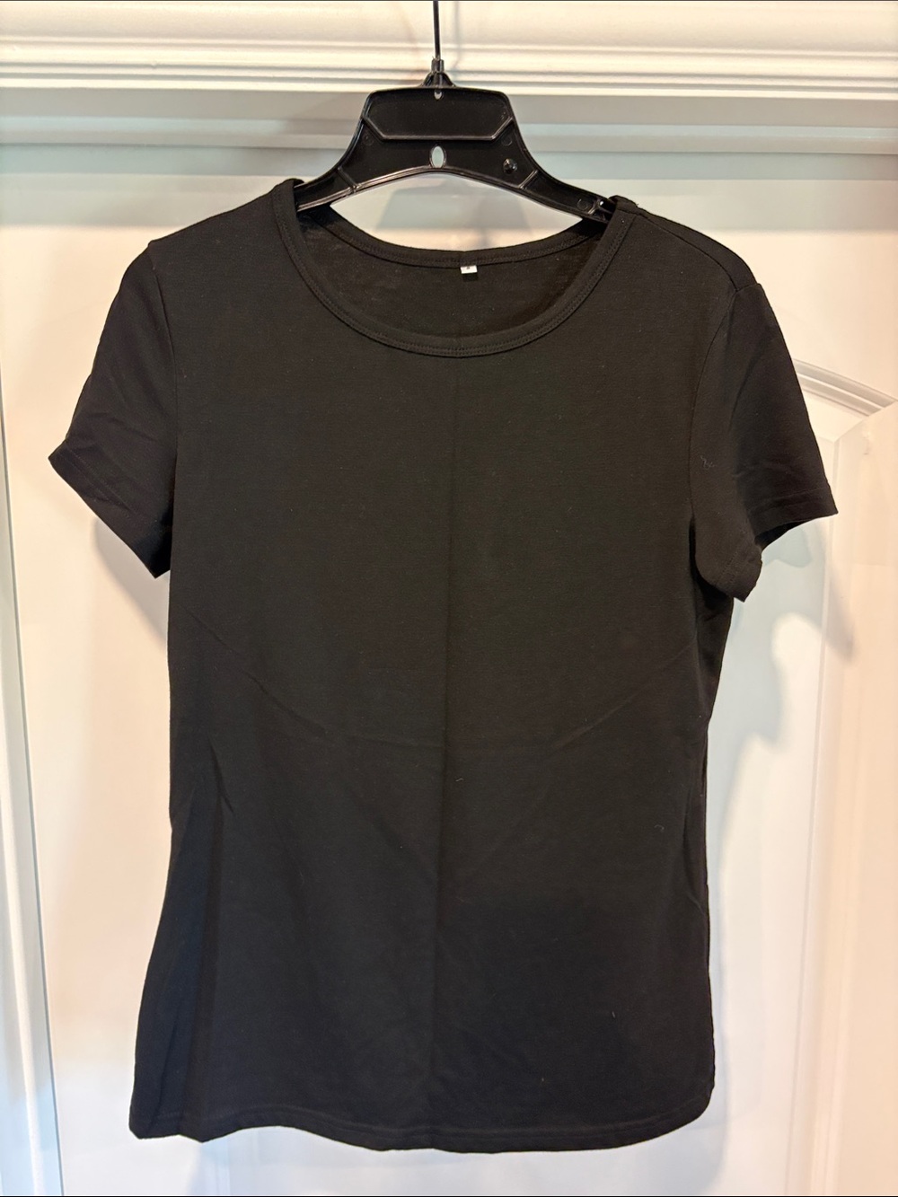 Classic Black Crewneck Women's Tee